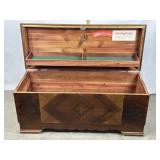 VINTAGE  LANE CEDAR CHEST, LOCK BROKE