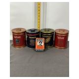 VELEVET & GRANGER VNTG. TOBACCO TINS/CANISTERS