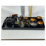 VINTAGE JAPANESE LACQUERWARE TEA SET