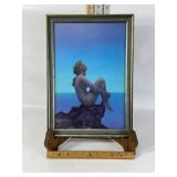 "STARS" MAXFIELD PARRISH FRAMED PRINT, 12" X 16"