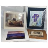 A. HOOKER FAY SIGNED PRINT, OTHER MATTED ART