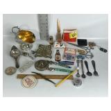 GOODIE GRAB BOX!!! ADVERTISING, TOYS, TOOLS, PINS