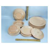 'APICOT' COLORED FIESTAWARE DISHES