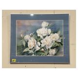 JEAN HALVERSON FRAMED FLOWER PRINT