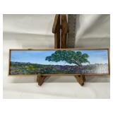 MIKE PATTERSON "HILLSIDE OAK" ACRYLIC ON BOARD