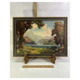 'GLORIOUS VISTA' R. ATKINSON FOX ART DECO LITHO
