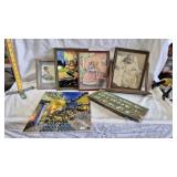 SWIVAL FRAME BABE PIC, DON GRETAK PRINT, VINTAGE