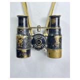 WOLLENSAK BIASCOPE 6X BINOCULARS, 1920'S