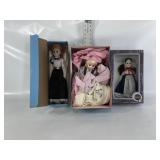 3 VINTAGE DOLLS IN BOXE'S