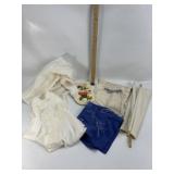 VINTAGE LINENS, WOMEN'S BLOUSE, LACE LINENS