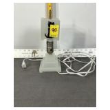 ART DECO HOUZE GLASS SCOTTIE DOG LAMP
