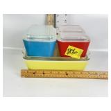PYREX "PRIMARY COLOR" REFRIGERATOR SET