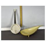 REDWING POTTERY, BANJO, CENTERPIECE
