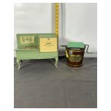 JUNIOR CHEF ICE CREAM MAKER, EMPIRE TOY STOVE