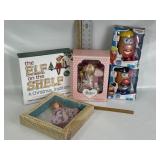 MR. & MRS, POTATO HEAD, ELF ON SHELF, DOLLS
