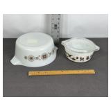 PYREX EARLY AMERICAN / TOWN COUNTRY CASSEROLE DISH