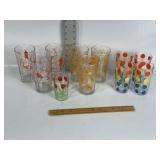 MCM DRINKING GLASSES, POLKA-DOTS