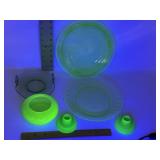 GREEN DEPRESSION GLASS