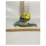 VINTAGE PEACOCK MIRROR & COMB SET