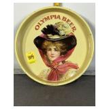 VINTAGE OLYMPIA BEER TRAY, 13'