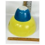 PYREX BLUE & YELLOW NESTING MIXING BOWLS