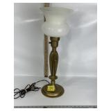 VINTAGE ART DECO SOLID BRASS TABLE LAMP