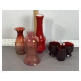 RED GLASS ITEMS
