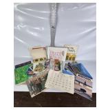 COOKBOOKS, ART BOOKS, WATERCOLOR, PAPER PUPPETS