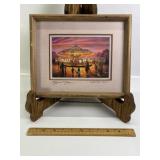 BRIAN MORGER 'CAROUSEL MAGIC' FRAMED PRINT