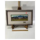 MARVIN HARRIS FRAMED FLY FISHING ORIGINAL ART