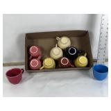 10 FIESTAWARE COFFEE & TEA CUPS
