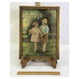 'SWEETHEARTS' TRENTINI FRAMED LITHO PRINT