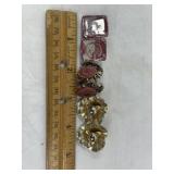 VINTAGE COSTUME JEWELRY CLIP EARRINGS, TARA