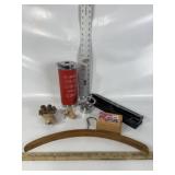 HOLE PUNCH, THIRST EXTINGUISHER, OLD WOOD HANGER
