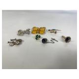 MCM COSTUME JEWELRY, BUTTERFLY PIN, EARRINGS