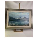 'LAKE MCDONALD' DON BROWN GLACIER PARK FRAMED ART
