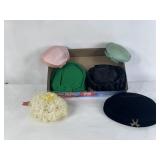 SEVERAL VINTAGE WOMEN'S HATS