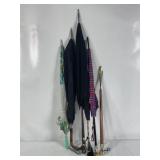 MID-CENTURY MODERN UMBRELLA'S W/ COOL HANDLES