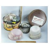 VINTAGE HAT BOXES & WOMEN'S HATS