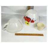 FIRE-KING MIXING BATTER BOWL, BOWLS