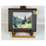 "WATER BELOW" ORIGINAL WATER COLOR, SPURGEON