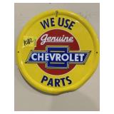 12" METAL CHEVROLET REPRODUCTION SIGN