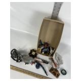 GRAB BAG BOX W/ 1 OLD ROLLER SKATE