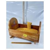 VINTAGE BABY DOLL CRADLE