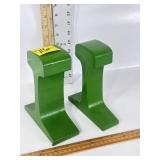 GEEN STEEL RAILROAD TRACK BOOKENDS