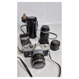 VTG. CANNON FTb CAMERA & CANNON LENSES