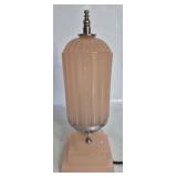 ART DECO PINK CORALEX HOUZE VANITY LAMP
