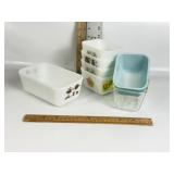 ASSORTMENT PYREX REFRIGERATOR DISHES