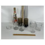 VODKA DECANTER, BAR GLASSES