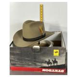 STETSON 3X BEAVER BIG R 7 1/4' HAT & BOX